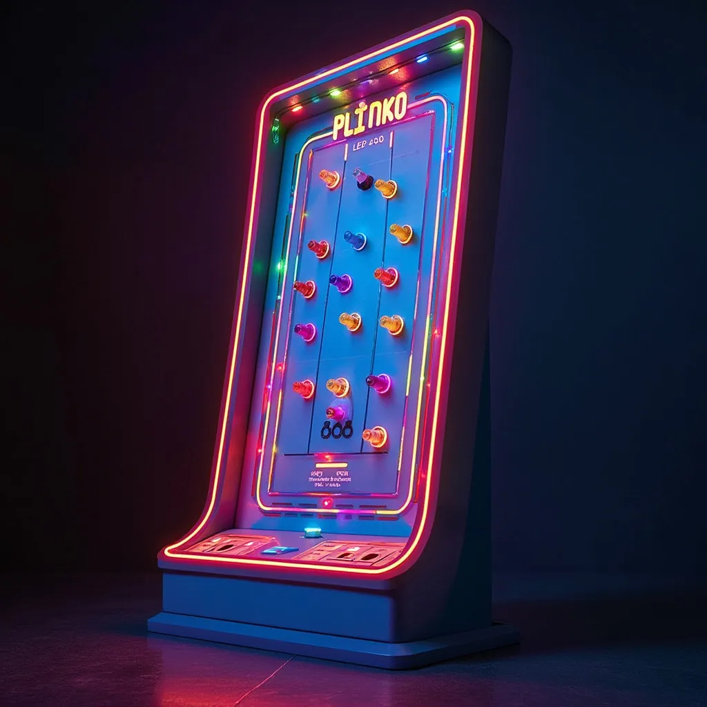 LED Illuminated Plinko Board